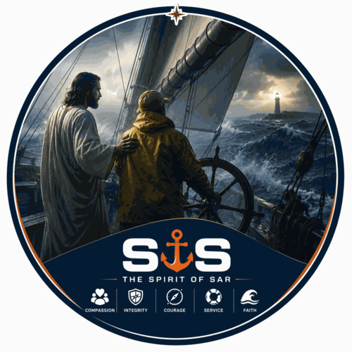 The Spirit of Search and Rescue faith emblem